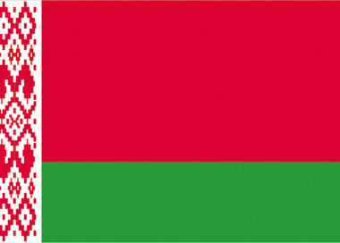 Státní vlajka Bělorusko tištěná venkovní