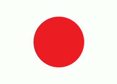 Státní vlajka Japonsko tištěná venkovní