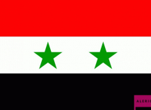 Samolepka - vlajka Sýrie