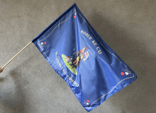 Hasičská tištěná vlajka se sv. Floriánem, TUNÝLEK