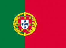 Státní vlajka Portugalsko tištěná venkovní