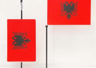 Stolní vlaječka Albánie