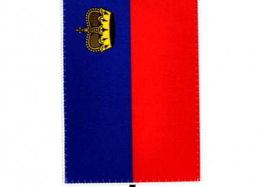 Stolní vlaječka Lichtenštejnsko