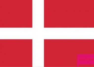 Samolepka - vlajka Dánsko