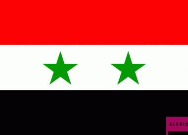 Samolepka - vlajka Sýrie