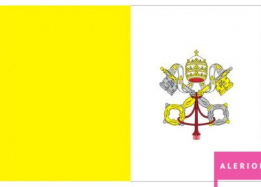 Samolepka - vlajka Vatikán