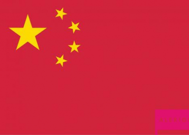 Samolepka - vlajka Čína