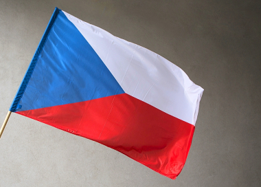 Vlajka České republiky - uchycení na tunýlek