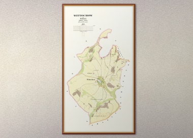 Historická mapa obce/města z období let 1824-1843