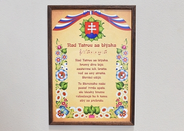 Slovenská státní hymna - Nad Tatrou sa blýska