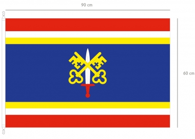 Tištěná vlajka brněnské diecéze