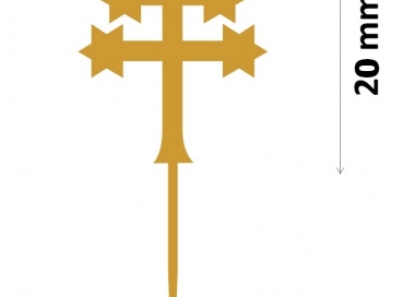Odznak - kříž sv. Jana Nepomuckého