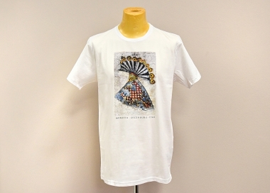 Bavlněné tričko s nejstarším barevným provedením znaku Moravy.