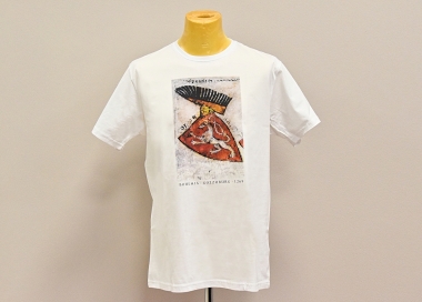 Bavlněné tričko s nejstarším barevným provedením znaku Čech.