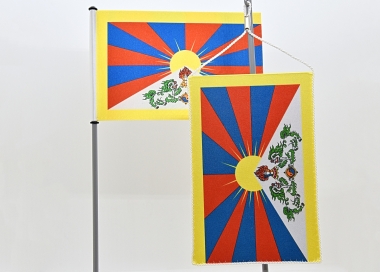 Tištěné stolní vlaječky Tibet.