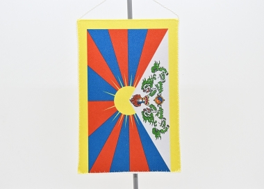Tibetská stolní vlaječka na zavěšení.