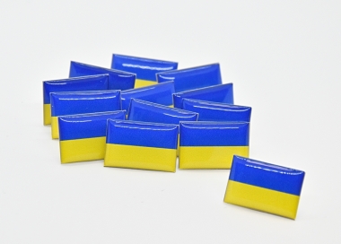Odznak s ukrajinskou vlajkou