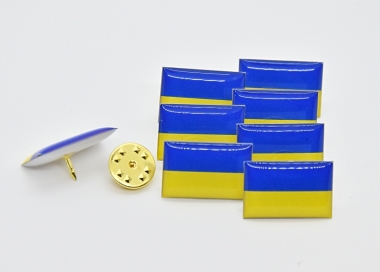 Odznak s vlajkou Ukrajiny