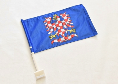 Carflag – autovlaječka Moravská vlajka s orlicí.