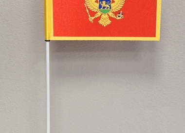 Stolní vlaječka Černé Hory na nasunutí.