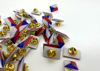Odznak vlajka České republiky – pin