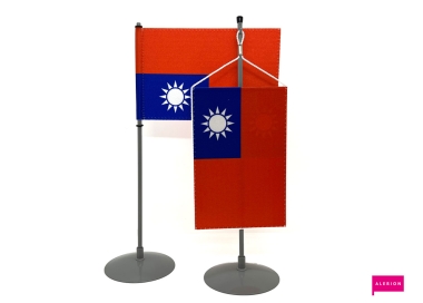 Stolní vlaječky Taiwanu.
