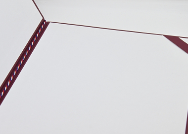 Obřadní desky se státním znakem SR a trikolórou, vínové