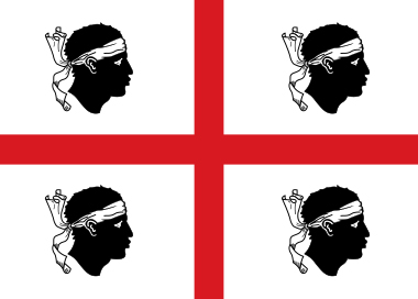 Samolepka vlajka Sardinie