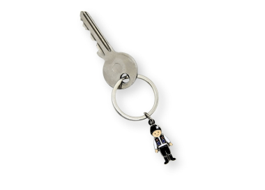 Klíčenka v detailu na klíčích