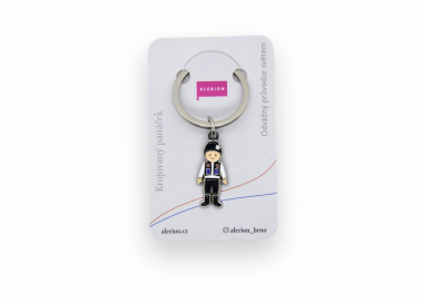 Klíčenka Krojovaný panáček na kartičce