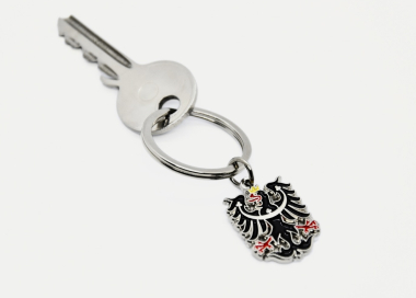 Klíčenka v detailu na klíčích