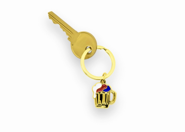 Klíčenka v detailu na klíčích