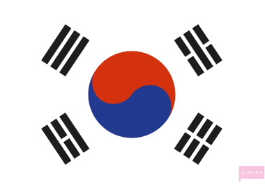 Samolepka Jižní Korea