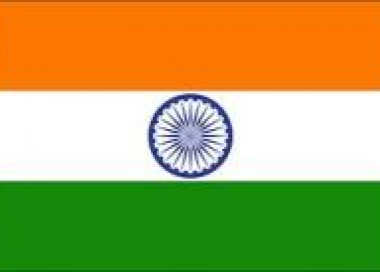 Státní vlajka Indie tištěná venkovní
