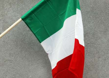 Státní vlajka Itálie tištěná venkovní