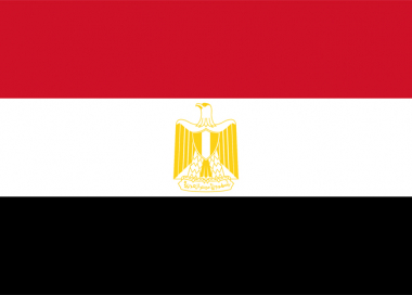 Státní vlajka Egypt tištěná venkovní