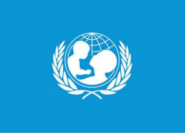 Tištěná vlajka UNICEF