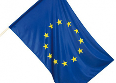 Vlajka EU - tištěná venkovní