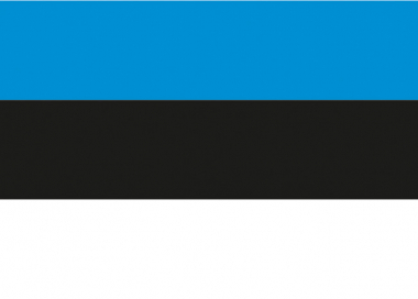 Státní vlajka Estonska tištěná venkovní