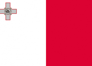 Státní vlajka Malta tištěná venkovní