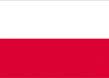Státní vlajka Polska tištěná venkovní
