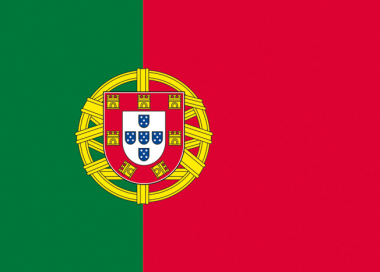 Státní vlajka Portugalsko tištěná venkovní