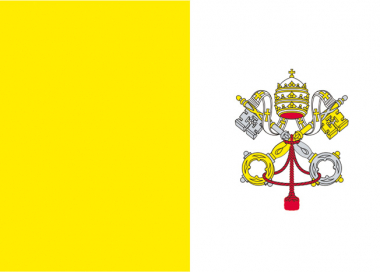 Státní vlajka Vatikán tištěná venkovní