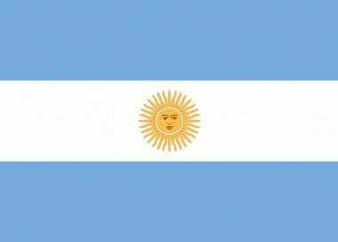 Státní vlajka Argentina tištěná venkovní