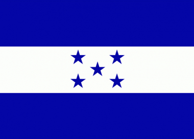 Státní vlajka Hondurasu tištěná venkovní