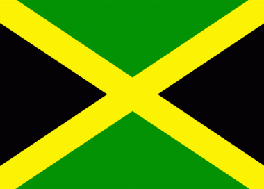 Státní vlajka Jamajka tištěná venkovní