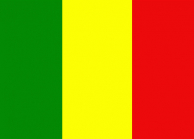 Státní vlajka Mali tištěná venkovní