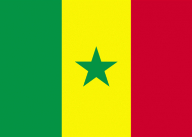 Státní vlajka Senegal tištěná venkovní