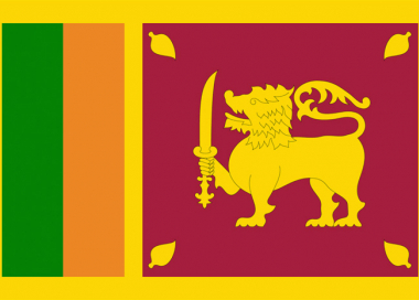 Státní vlajka Srí Lanka tištěná venkovní