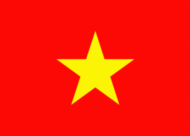 Státní vlajka Vietnam tištěná venkovní